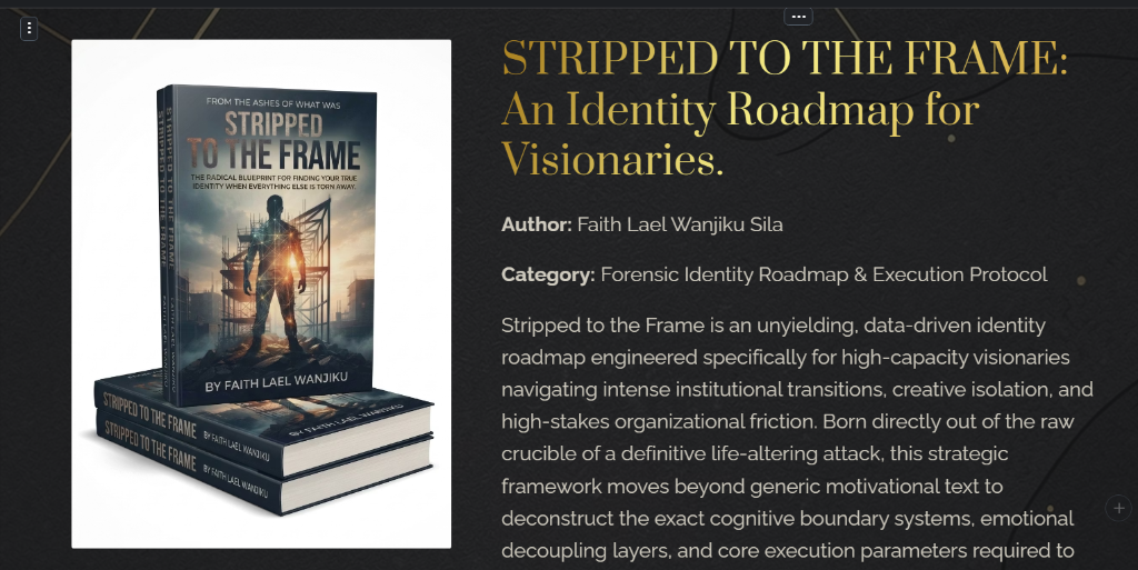 Stripped to the Frame Book Mockup